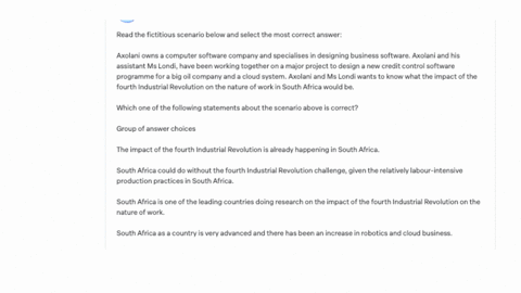 read-the-fictitious-scenario-below-and-select-the-most-correct-answer-axolani-owns-a-computer-software-company-and-specialises-in-designing-business-software-axolani-and-his-assistant-ms-londi-have-be