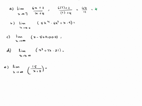 1-find-the-limits-6x2-a-lim-x7-x4-b-lim-sx4-6x-x-9-x-c-limx-x-500000-d-limx-7x_21-1o-15-lim-x-0-x2-24218