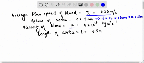 12_-in-a-normal-adult-at-rest-the-average-speed-of-flow-of-blood-through-the-aorta-tubular-channel-is-033-m-s-the-radius-of-the-aorta-is-9-mm-and-the-viscosity-of-blood-at-body-temperature-o-59627