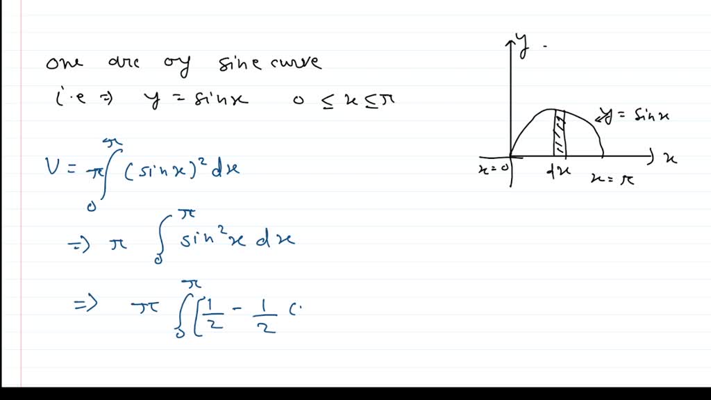 solved-the-area-under-one-arch-of-the-sine-curve-revolves-about-the-x