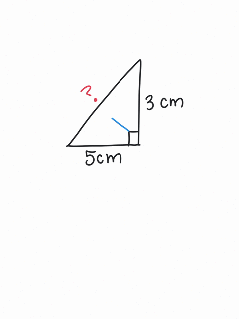 given-the-triangle-below-what-is-the-length-of-the-hypotenuse-3-cm-5-cm-15-cm-134-cm-415-cm-8-cm-06084