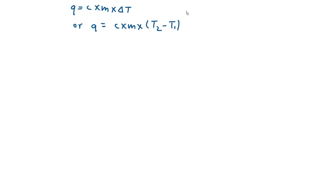 what is the heat, q, in joules transferred by a chemical reaction to