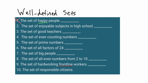 test-i-state-whether-each-of-the-following-sets-is-well-defined-or-not-___________-1-the-set-of-happy-people-___________-2-the-set-of-enjoyable-subjects-in-high-school-___________-3-the-set-00463