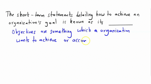 the-short-term-statements-detailing-how-to-achieve-an-organizations-goals-is-known-as-its-39298