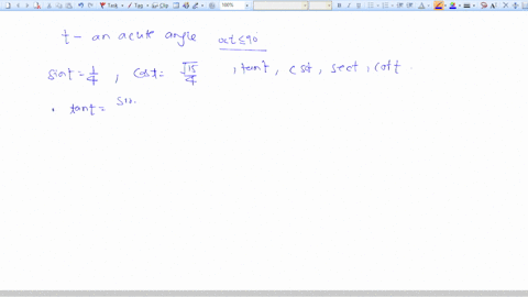 the-angle-t-is-an-acute-angle-and-sint-and-cos-are-given-use-identities-to-find-tan-csc-sec-and-cot-where-necessary-rationalize-denominators_-115-cos-t-sin-t-28395