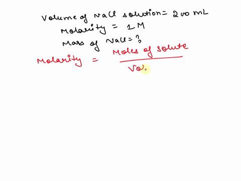 1-how-many-grams-of-nacl-is-required-to-prepare-200ml-of-a-solution-of-1m-nacl-molar-mass-off-nacl-5844gmol-a-020g-b-1169g-c-2922g-d-1000g-2-how-will-the-concentration-of-dissolved-oxygen-in-96212
