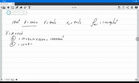 calculate-the-kinetic-energy-passing-through-a-10-m2-area-for-10-hours-if-the-wind-speed-is-a-4-ms-and-b-8ms-assuming-the-air-density-is-123-kgm3-determine-the-power-in-the-wind-in-both-cases