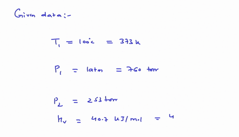 what-is-the-boiling-point-of-water-on-the-top-of-mt-everest-patm-253-torr-hvap-407-kjmol-57475