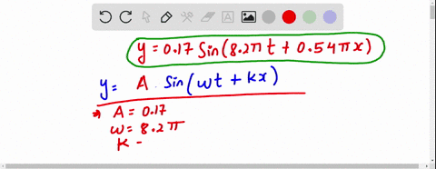 a-wave-traveling-along-the-x-axis-is-described-mathematically-by-the-equation-y017sin82-pie-t-054-pie-x-where-is-the-displacement-in-meters-t-in-seconds-and-x-is-in-meters-what-is-the-speed-79176