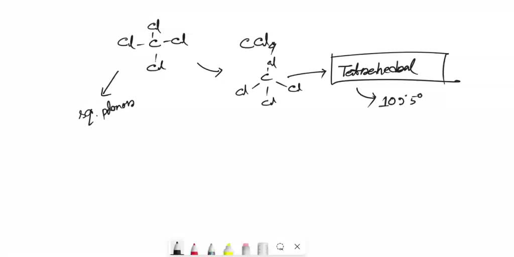 Solved The Structure For Carbon Tetrachloride Cl Cl C Cl What Is The Molecular Shape Of Carbon 8682