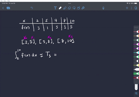 the-table-below-gives-data-points-for-continuous-function-2-10-10-using-subdivisions-2-5-5-8-and-8-10-what-is-the-trapezoid-approximation-of-j-f-dx-a-18-b-20-c-22-d-24-e-40-66773