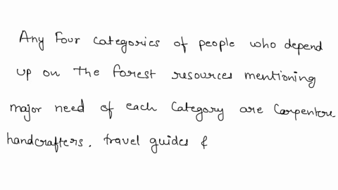 name-any-4-categories-of-people-who-depend-on-the-forest-resources-mentioning-major-needs-of-each-categoryplease-help-fast-33725