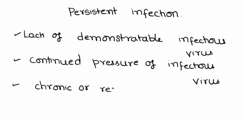 a-persistent-infection-is-best-described-as-a-chronic-infection-in-which-viral-genes-are-not-expressed-and-viral-proteins-are-not-made-b-an-infection-in-which-the-viral-nucleic-acid-does-not-84466