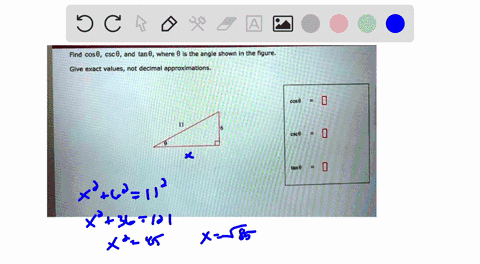 find-cos-0-csc0-and-tan-0-where-is-the-angle-shown-in-the-figure-give-exact-values-not-decimal-approximations_-cos0-esc0-ln0-96324