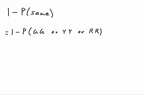 find-the-probability-for-the-experiment-of-drawing-two-marbles-without-replacement-from-a-bag-containing-four-green-three-yellow-and-three-red-marbles-the-marbles-are-of-different-colors