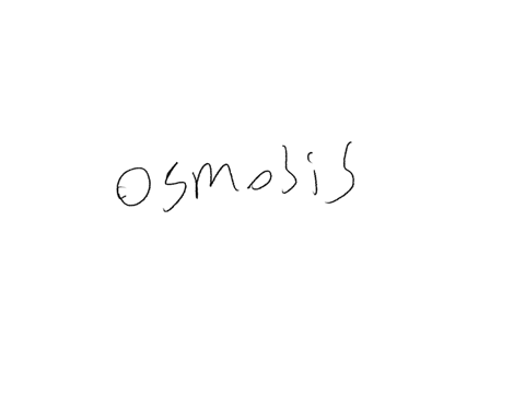 why-is-free-water-concentration-the-driving-force-in-osmosis