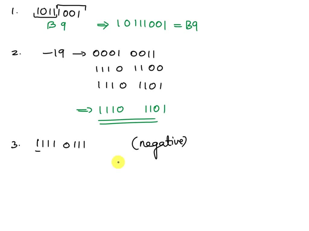 SOLVED: Convert the binary number 10111001 to a hexadecimal number.