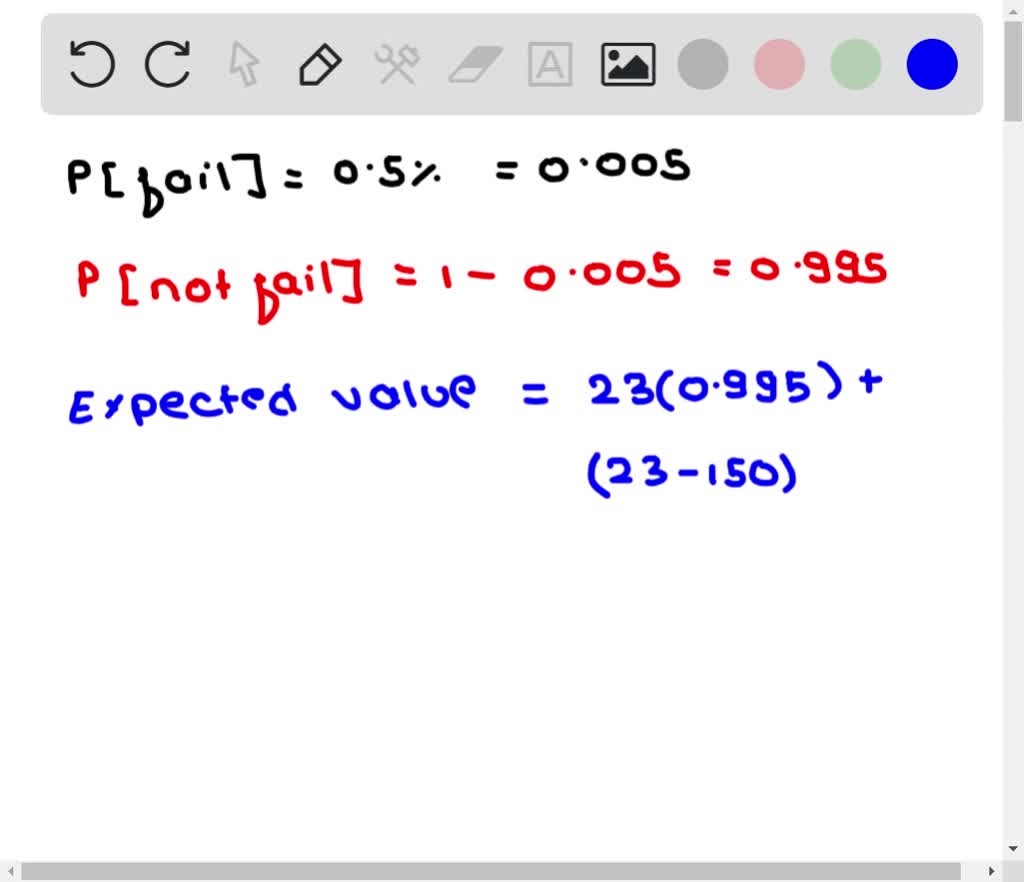 SOLVED A company estimates that 0.3 of their products will fail after