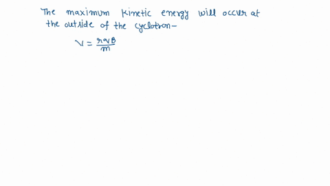 the-cyclotron-fig-20-72-is-a-device-used-to-accelerate-elementary-particles-such-as-protons-to-high-speeds-particles-starting-at-point-a-with-some-initial-velocity-travel-in-semicircular-orb-91926