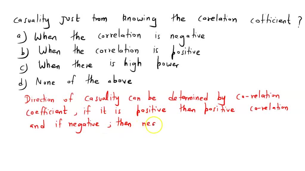 SOLVED: Define and distinguish among positive correlation, negative ...