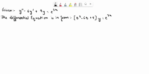 find-a-particular-solution-to-the-nonhomogeneous-differential-equation-y-6y-9y-er_-yp-help-formulas-b-find-the-most-general-solution-to-the-associated-homogeneous-differential-equation-use-c-46249