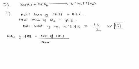 give-the-percent-yield-when-2816-g-of-co-2-are-formed-from-the-reaction-of-4569-g-of-c-8h-18-mm-1142gmol-with-2560-g-of-o-2-2-c-8h-18-25-o-2-16-co-2-18-h-2o-78035