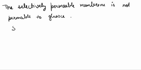 9two-solutions-are-separated-by-a-selectively-permeable-membrane-that-is-not-permeable-to-glucose-on-one-side-of-the-membrane-solution-a-contains-10-percent-glucose-and-on-the-other-side-sol-38512