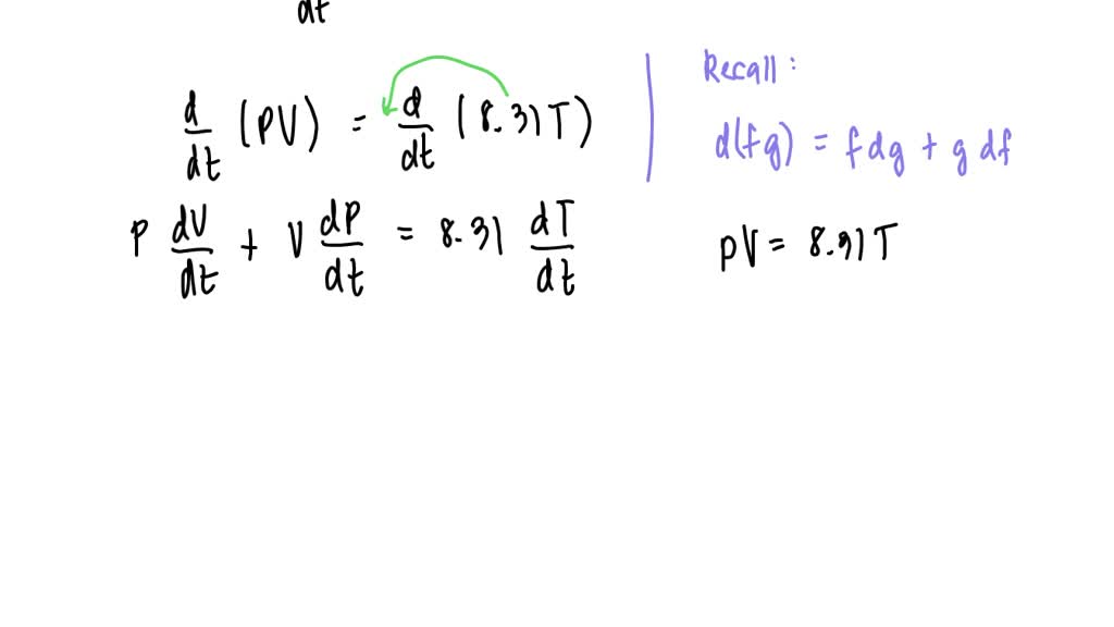 SOLVED: The pressure P (in kilopascals – kPa), the volume V (in liters ...