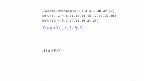 let-s-be-the-universal-set-where-s-1-2-3-28-29-30-let-sets-a-and-b-be-subsets-of-s-where-set-a-1-2-4-6-11-12-14-15-17-19-25-30-set-b-3-4-5-7-10-12-19-24-25-find-the-number-of-elements-in-the-set-a-b-c
