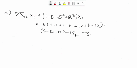 let-y-be-stationary-process-with-mean-zero-and-let-a-and-b-be-constants_-if-xt-bt-8t-yt-where-st-is-a-scasonal-component-with-period-12-show-that-vv12xt-1-_-b1-_-b1xt-is-stationary-and-expre-87752