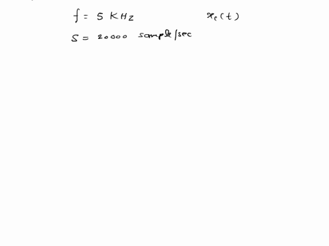 if-a-continuous-time-signal-xct-is-bandlimited-to-5khz-the-signal-is-sampled-at-a-sampling-rate-of-20000-samples-per-second-to-obtain-a-discrete-time-signal-xn-what-is-the-highest-frequency-27925