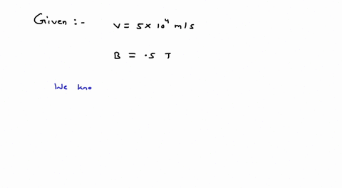 what-is-the-magnitude-of-the-magnetic-force-on-a-proton-moving-50-x-104-ms-perpendicular-to-a-uniform-magnetic-field-of-05-t-an-electric-charge-of-a-proton-is-1610-19-c-mass-is-16710-27-kg-75084