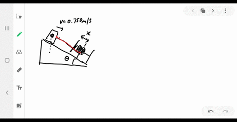 a-block-of-mass-m-110-kg-rests-against-a-spring-with-a-spring-constant-of-k-550-nm-on-an-inclined-plane-which-makes-an-angle-of-degrees-with-the-horizontal-assume-the-spring-has-been-compres-28141