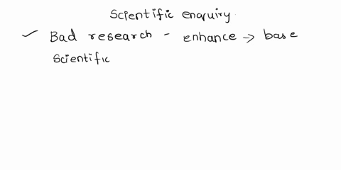 all-of-the-following-are-limits-to-scientific-inquiry-and-knowledge-excepta-bad-researchnot-all-research-is-good-researchb-feasibilitysome-questions-cannot-be-answered-succinctly-using-curre-40736