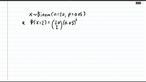 in-a-production-line-its-known-that-5-of-the-produced-items-are-defective-if-20-items-are-randomly-selected-a-whats-the-probability-that-exactly-2-items-are-defective-b-whats-the-probability-that-at-l