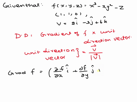 find-the-directional-derivative-of-the-function-at-the-given-point-in-the-direction-of-the-vector-v-fxyz-x3-xy2-z110-v2i-3j6k