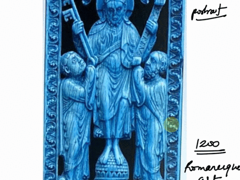 what-characterstics-are-associated-with-this-image1-stylized2-byzantine3-individualized-faces4-scale-hierarchy-5-romanesque-photo-credit-the-clolsters-collectlon1979the-metropolitan-museum-o-68032