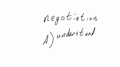 which-of-the-following-is-the-aim-of-negotiation-a-to-reach-an-understanding-b-to-implement-an-agreement-between-two-parties-c-to-end-a-disagreement-d-to-win-at-all-cost