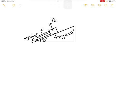 a-box-of-books-m50-kg-is-pushed-up-an-incline-plane-at-a-constant-speed-the-pushing-force-has-a-magnitude-of-400-n-and-is-directed-parallel-to-the-incline-plane-if-the-angle-of-the-incline-i-07241