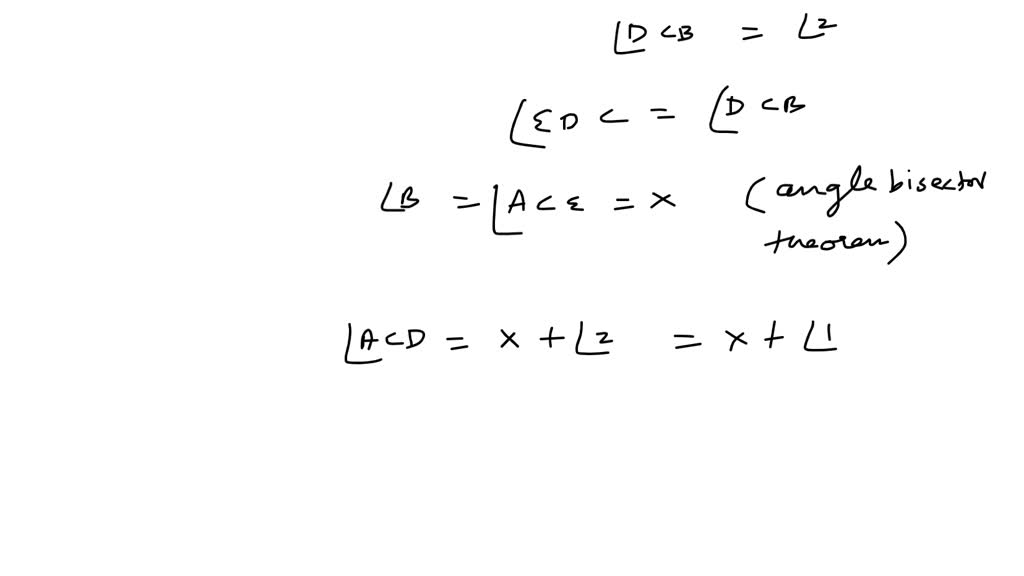 SOLVED: 'In The Figure, CD Is The Angle Bisector ECB, B= ACE Prove That ...