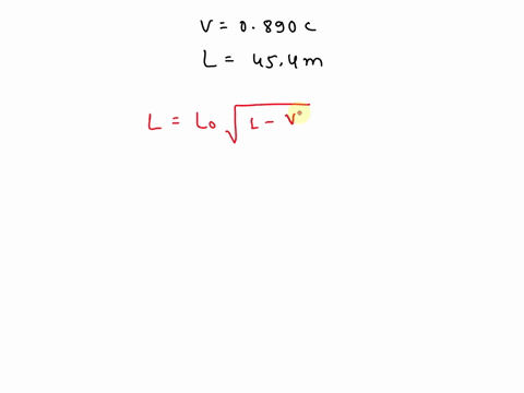 length-contraction-spaceship-passes-you-at-speed-of-0890c-you-measure-its-length-to-be-454-m-how-long-would-it-be-when-at-rest-52178