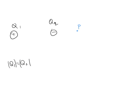 5-two-point-charges-q1-and-q2-of-equal-magnitudes-and-opposite-signs-are-positioned-as-shown-in-the-figure-which-of-the-arrows-best-represents-the-net-electric-field-at_-point-_-p-due-to-the-21894