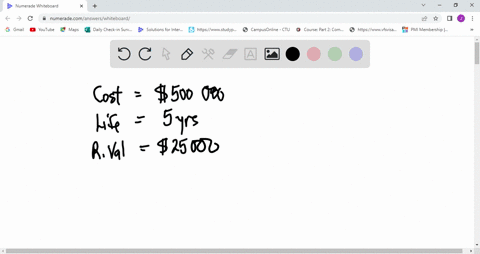 a-machine-that-cost-500000-has-an-estimated-residual-value-of-25000-and-an-estimated-useful-life-of-five-years-the-company-uses-straight-line-depreciation-calculate-its-book-value-at-the-end-62512