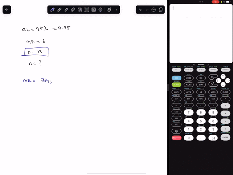 if-you-want-to-be-95-confident-of-estimating-the-population-mean-to-within-a-sampling-error-of-6-and-the-standard-deviation-is-assumed-to-be-13-what-sample-size-is-required-the-sample-size-r-29797