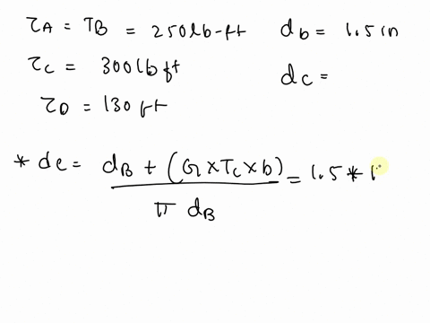 a-solid-150-in-diameter-steel-g-12000ksi-shaft-is-subjected-to-torques-tb-250-lb-ft-tc-300-lb-ft-and-td-130-lb-ft-acting-in-the-directions-shown-in-figure-p617-assume-a-48-in-b-72-in-and-c-3-76058