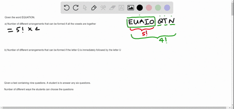 how-many-different-arrangements-can-be-formed-from-the-eight-letters-of-the-word-equation-for-each-of-the-following-situations-a-each-arrangement-all-the-vowels-are-together-b-in-each-arrang-60615