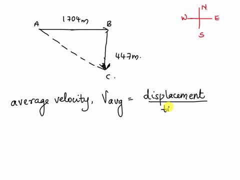 you-walk-1704-m-east-and-then-447-m-south-in-a-total-time-of-54-minutes-compute-the-magnitude-of-your-average-velocity-in-ms