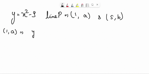 25-in-the-xy-plane-the-graph-of-y-x2-9-intersects-line-p-at-1a-and-5b-where-a-and-b-are-constants-what-is-the-slope-of-line-7-b-c-2-d-6-y-xg-qol-36796