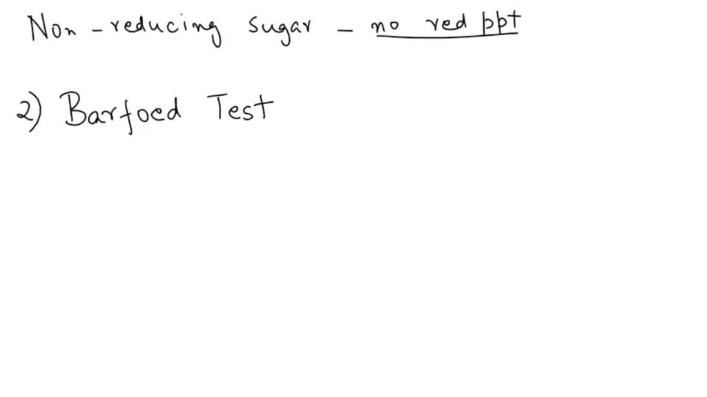 SOLVED Explain the principles involved in each test for carbohydrates