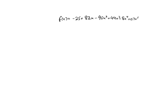 1-determine-the-real-root-of-fx-25-82x-90x2-44x3-8x4-07x5-a-graphically-b-using-bisection-to-determine-the-root-employ-initial-guesses-of-xl-05-and-xu-10-to-a-10-c-perform-the-same-computation-as-in-b